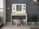 Trasman Secret Vanity Dressing Table Oak White